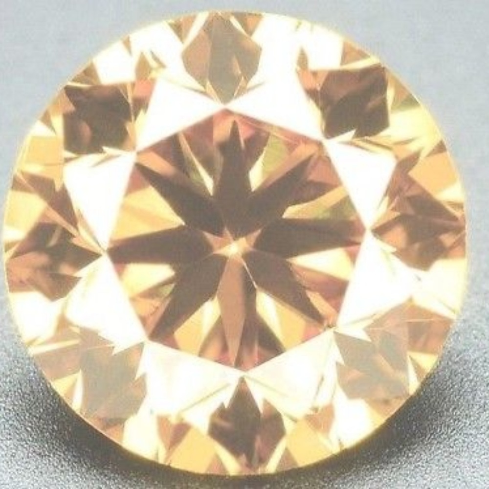 CERTIFIED .06 cts. Fancy Diamond Champagne Color